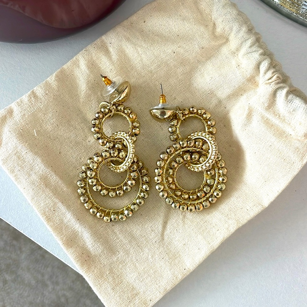 J. Crew statement earrings